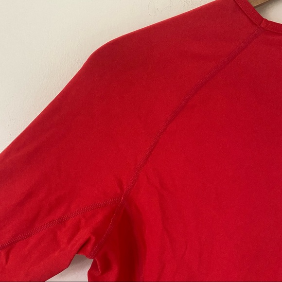 Coolibar UPF 50+ UV Protection Long Sleeve Swim Shirt Poppy Red Size S - Picture 5 of 8